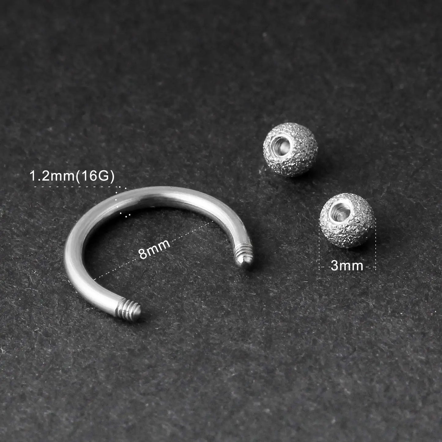31 Styles 16G Surgical Steel 1 Pcs Nose Septum Rings Piercing Jewelry