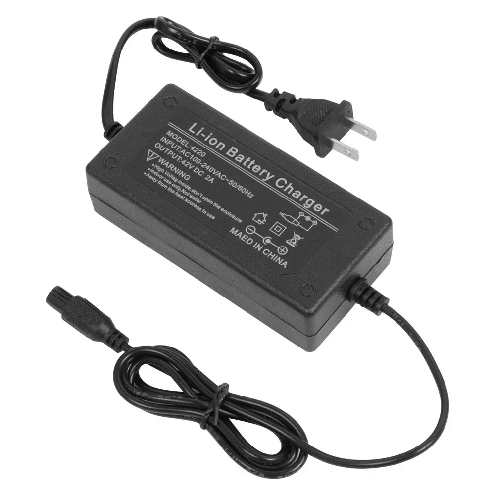Battery Charger for Ebike Hoverboard 42v 2A Lithium Electric E Bike Self-Balancing Scooter Bicycle Li ion Chargers Accessories