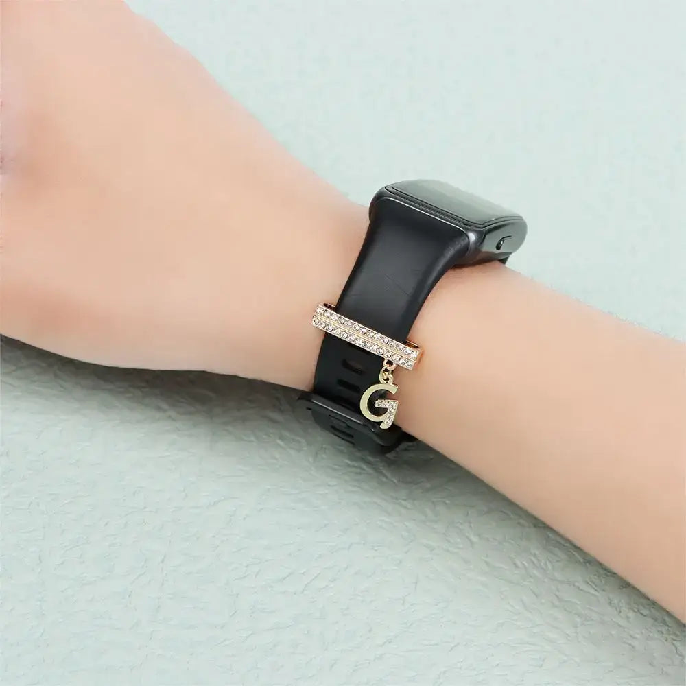 Apple Watch Band Letter Charm, Initial A–Z