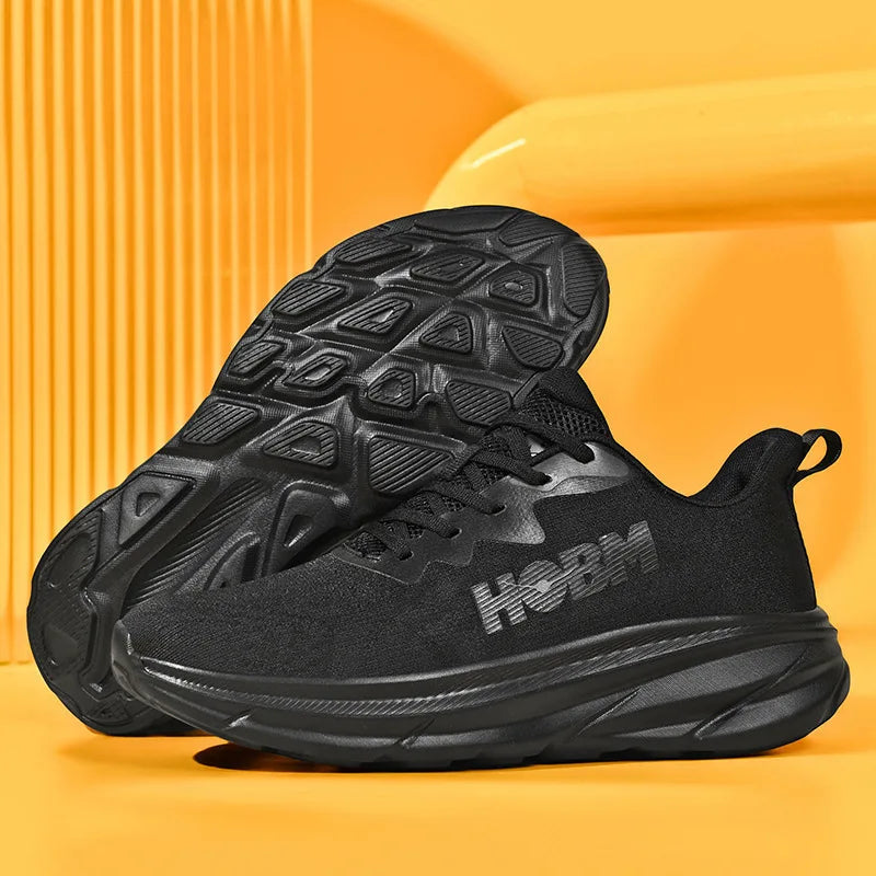Men's Sports Shoes Thick Sole Running Shoes Breathable High Quality Soft Sole Outdoor Sports Leisure Mesh Women's Running Shoes