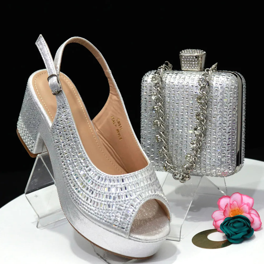 MODA Zapatos y Bolsos de Mujer a Juego HAS1-2