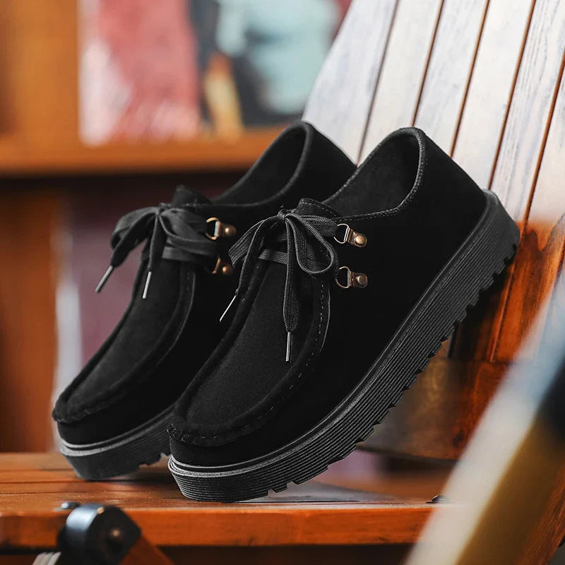 Men Thick Soled Sneakers Fashion Spring/Autumn Soft Board Shoes Personalized Trend Versatile Multi Functional Men Casual Shoes