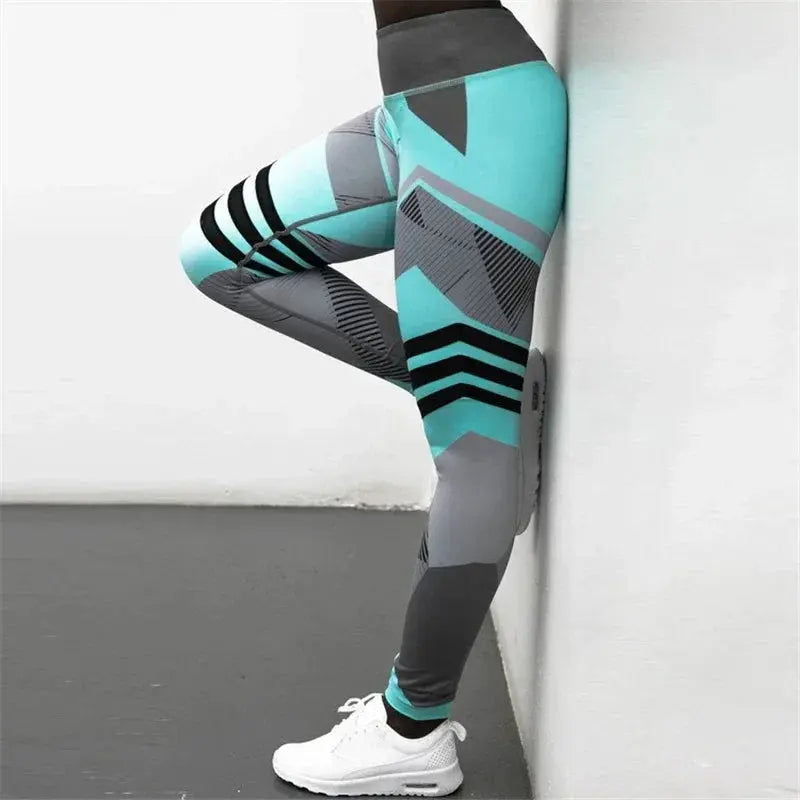 High-Waisted, Plus-Size Fitness Leggings