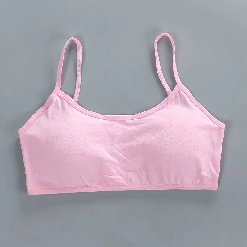 Girls Breathable Cotton Bras