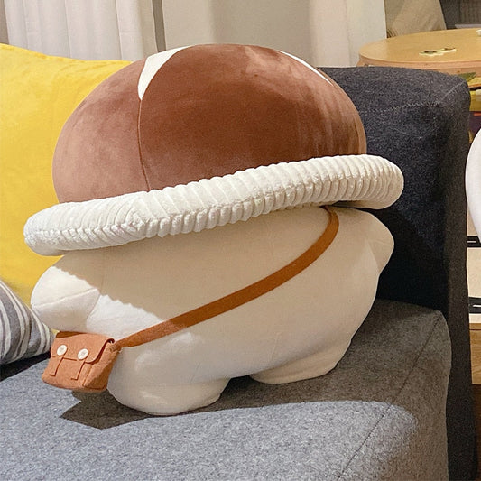Peluche mensajero de seta shiitake