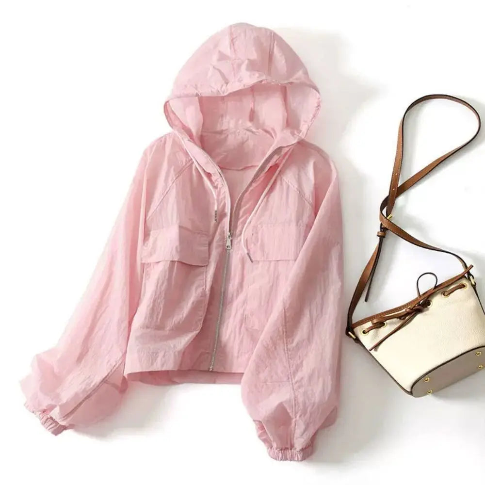 SunGuard Breeze: Chaqueta de secado rápido con protección UV para mujer