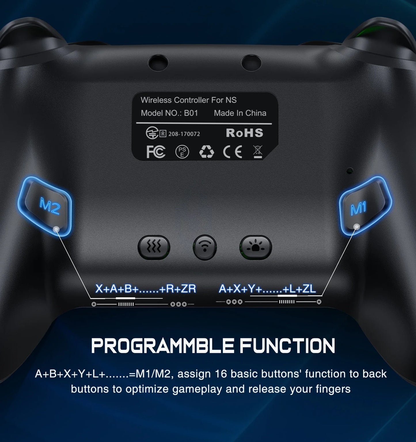 RGB Wireless Controller For Nintendo Switch Pro/Switch 2 Origina Joystick Gamepad Professional Lag-Free Gamepad Phone Gamepads
