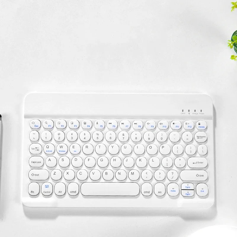 Spanish/English Keyboard Ultra Thin Wireless Keyboard Mouse for iPad Pro for Xiaomi Samsung Keyboard Bluetooth 10 inch