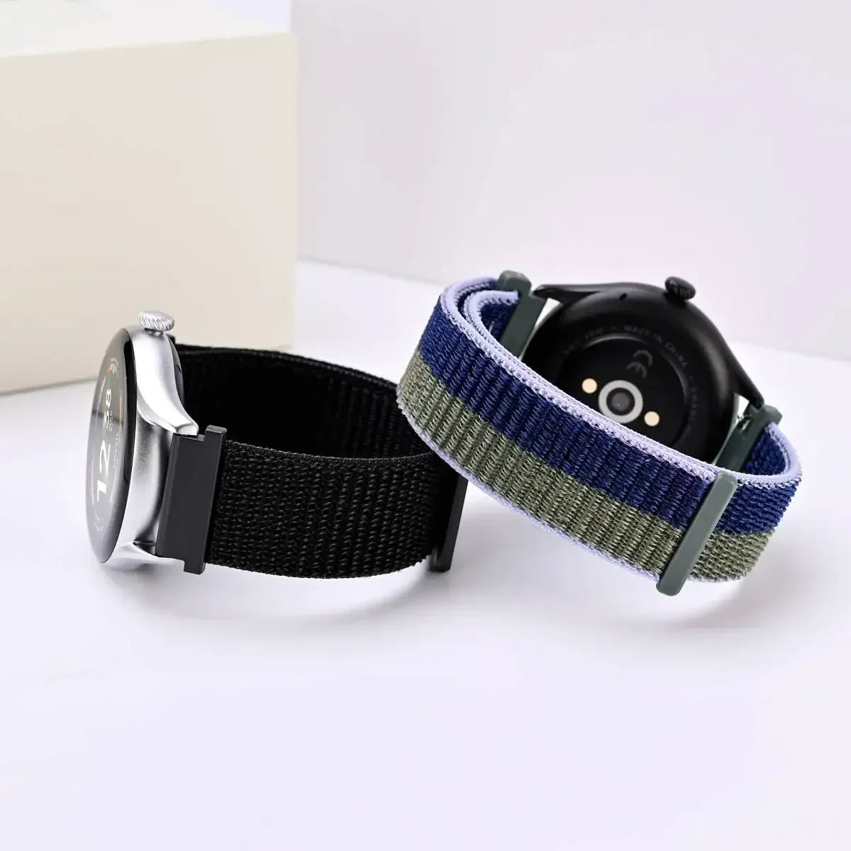 Motorola Moto Watch Woven Nylon Sport Loop, Hook-and-Loop, 50 Colors