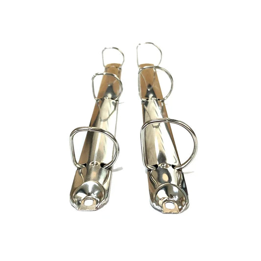 A7 285 Metal D-shaped Ring Binder Clips 2/3 Detachable Buckle Loose-leaf Binding Strip for Data Book Album Diary Notebook