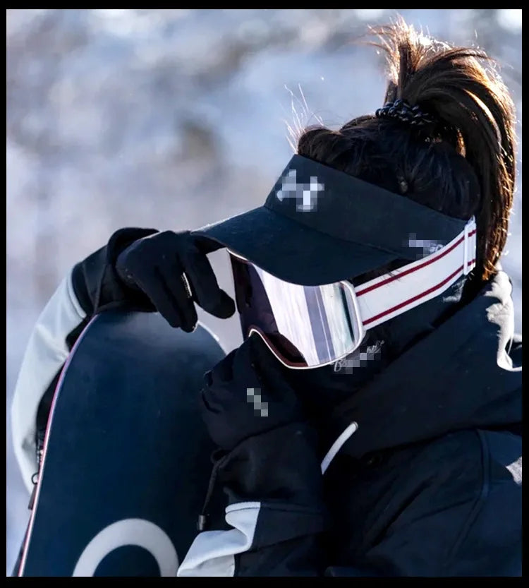 Gafas de esquí y snowboard para mujer y hombre, máscara de esquí con protección UV 400, antiniebla doble cilíndrica para nieve
