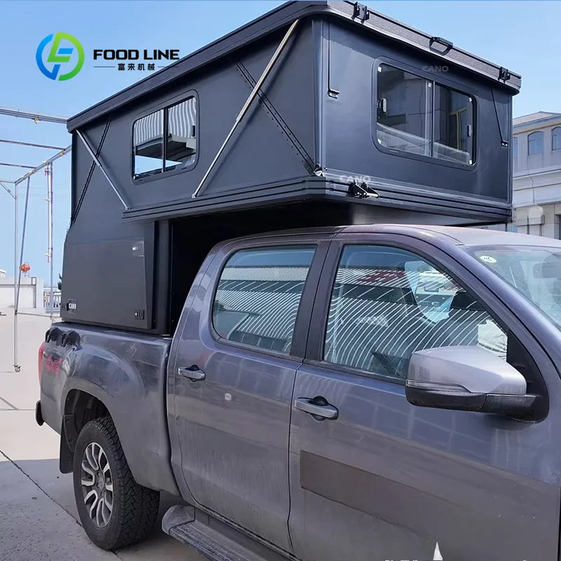 Outdoor Camping Tent - Fully Equipped Truck Camping, Pop-up Truck Camping Equipment with Bed for Outdoor Excursions.