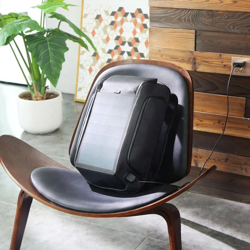 Trending Outdoor Travel Laptop Business Usb Charging Backpack RFID Solar Panel Backpack Charger Bag Smart Theft