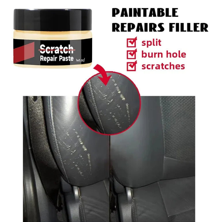 Multi-Effect Auto Interior Maintenance Agent, Plastic Leather Repair Wax, Anti-Aging & Surface Smoothing for Tires