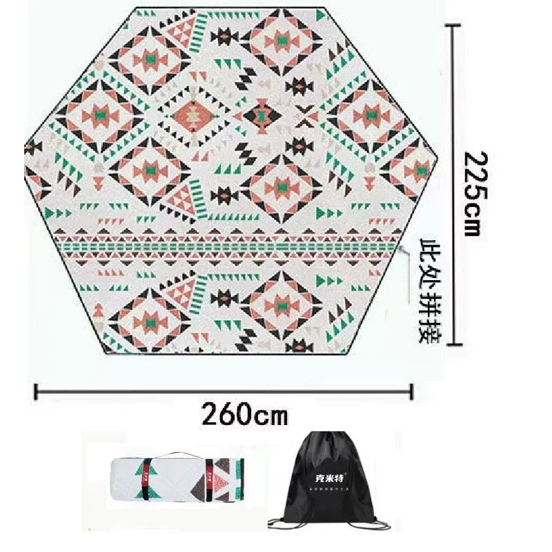Camping Mat Outdoor Portable Ultra-light Waterproof Picnic Blanket Nature Hike Car Travel Tent Mat Beach Equipment Supplies