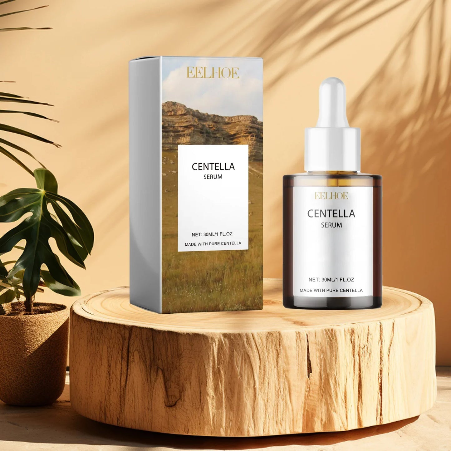Centella Serum Nourish Improvement Dry Skin Smoothing Tightening Brightening Moisturizing Hyaluronic Acid Face Essence Skin Care