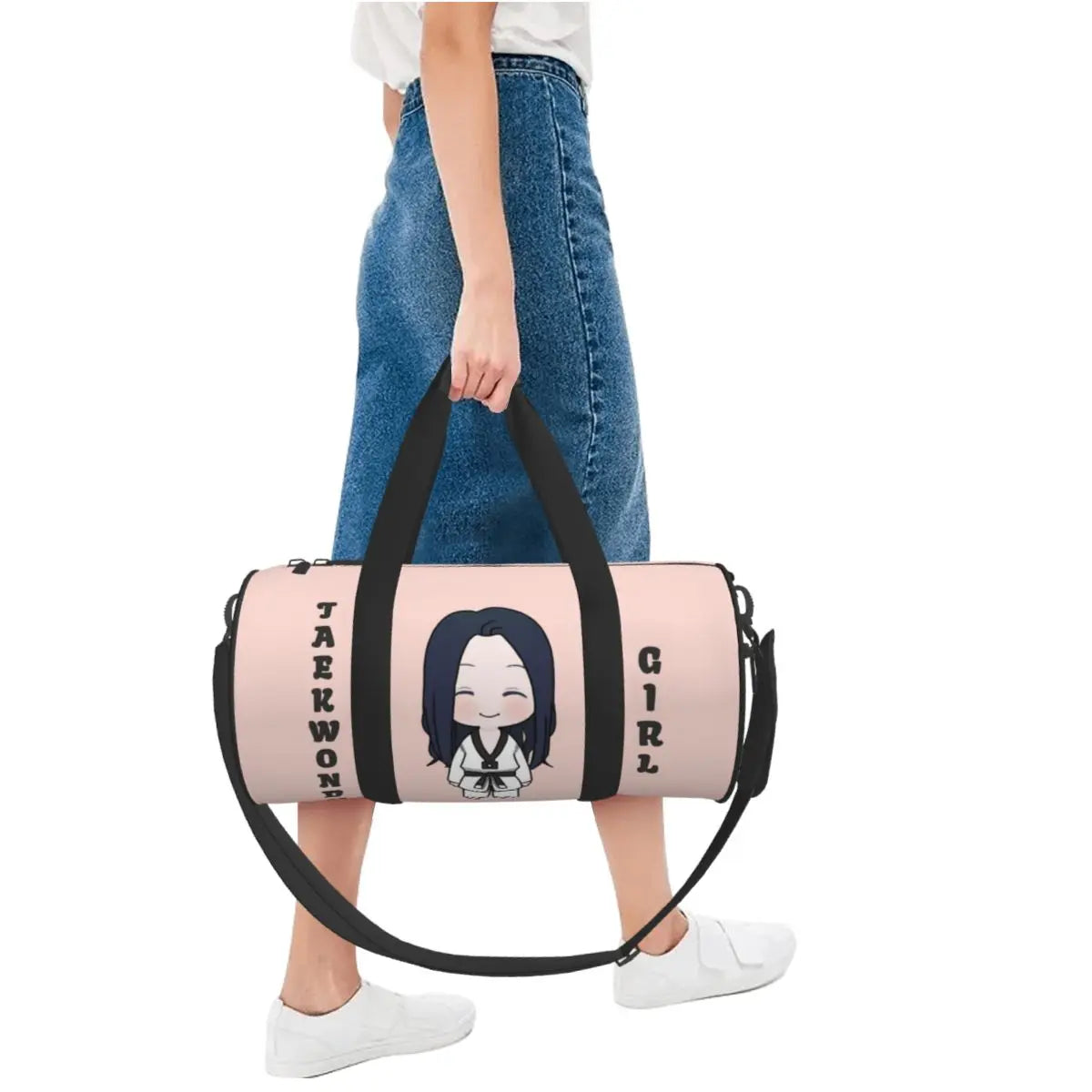 Couple Printed Weekend Fitness Bag for Martial Arts