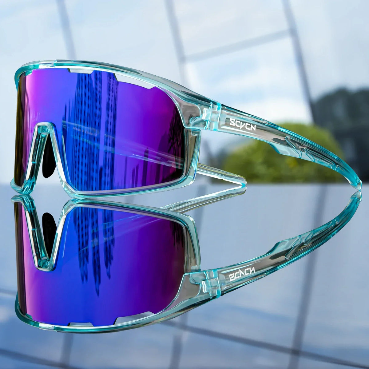 SCVCN Men Outdoor Sports Glasses Photochromic Sunglasses Bicycle Cycling Glasses Women Driving Bike Eyewear UV400 Hiking Goggles