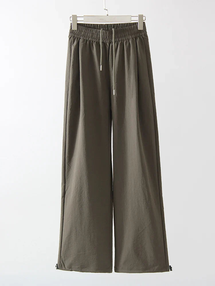 ChicEase High Waist Wide Leg Joggers