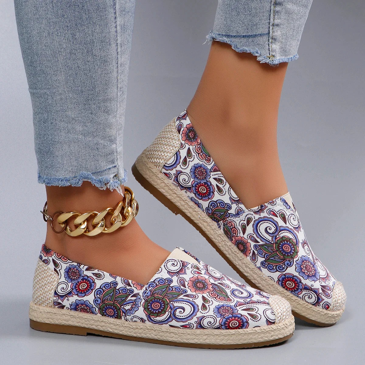 Spring new women's sports shoes, fashionable, breathable, lightweight, non-slip, wear-resistant, casual sports shoes, flat shoes