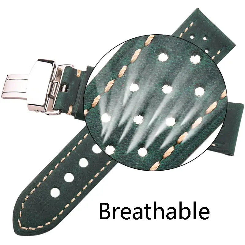 Ticwatch Leather Band - Breathable Design for Comfort