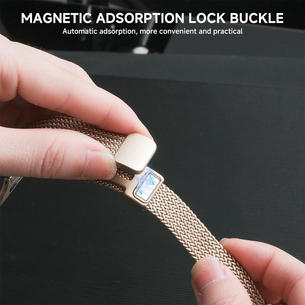 COROS PACE & APEX Slim Magnetic Metal Mesh Band