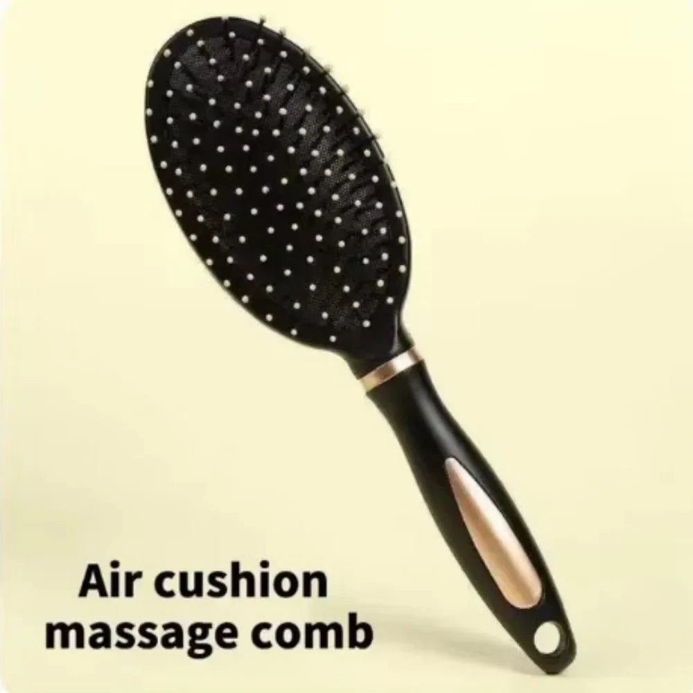 Anti Static Air Cushion Hair Brush Plastic Massage Comb SPA Head Massager Hair Care Tool for Curly Straight Hair Household Use