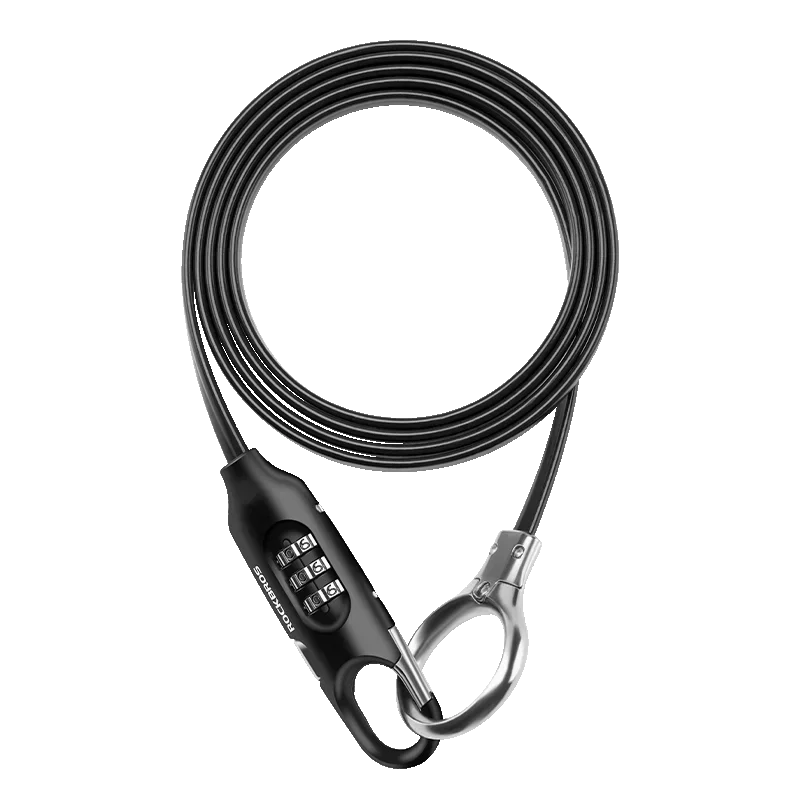 ROCKBROS Portable Bicycle Lock High Security Anti-theft Locks Safety Bike Chain Lock for Motorcycle Electric E-Bike Accessories