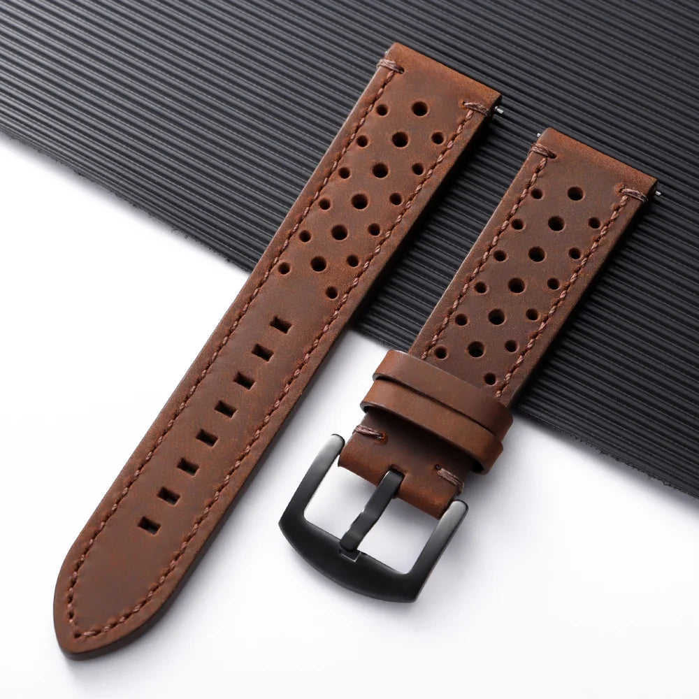 COROS PACE & APEX Perforated Leather Band, Stitching Options