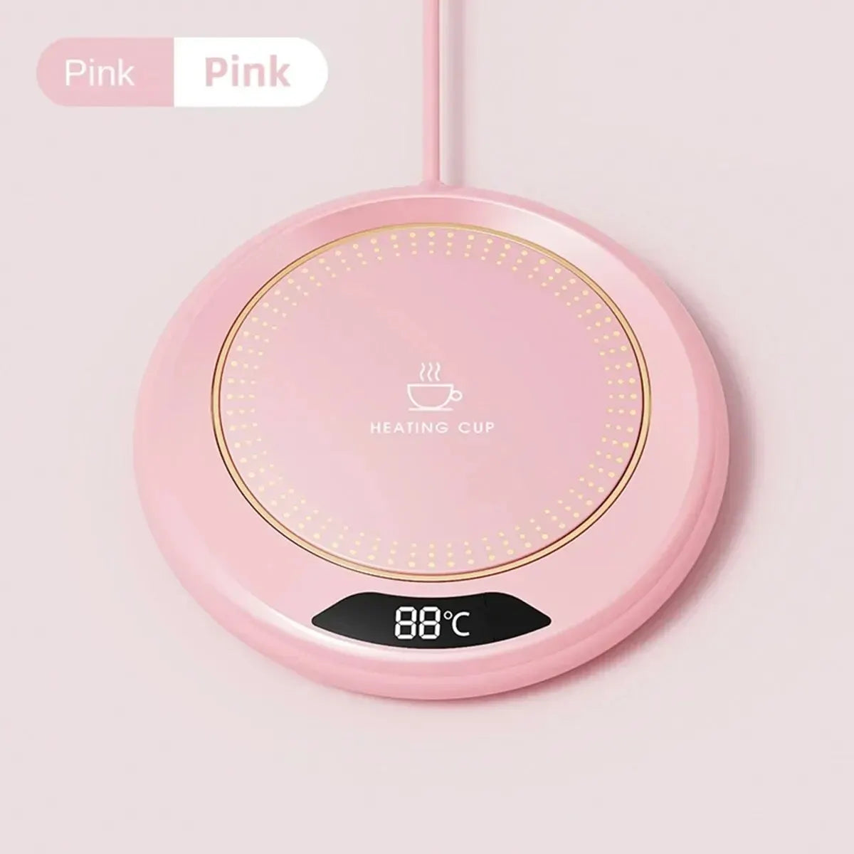Thermostatic Heating Coaster USB Home Heating Coaster 3-speed Adjustment Heating 55 Degrees Constant TemperatureThermostatic Hea