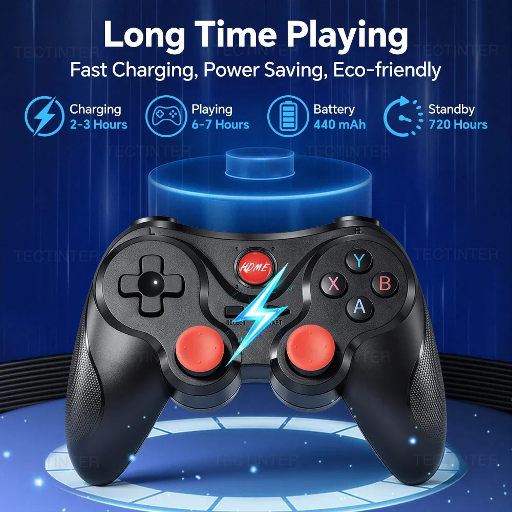 Bluetooth-Compatible Wireless Gamepad for PS4/PS3/Switch 1/Switch 2 Console Game Controller for Android/IOS PC Joystick Controle