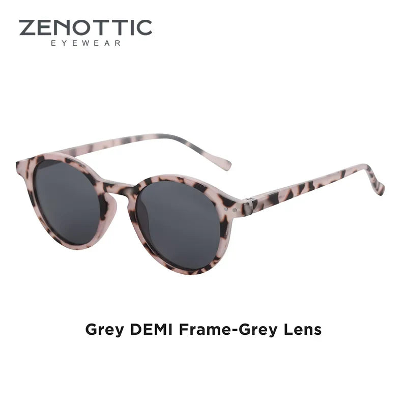 ZENOTTIC (S Size) Retro Circular Polarized Sunglasses 2026 2025 Men Women Vintage Small Round Sun Glasses UV400 Goggles Shades