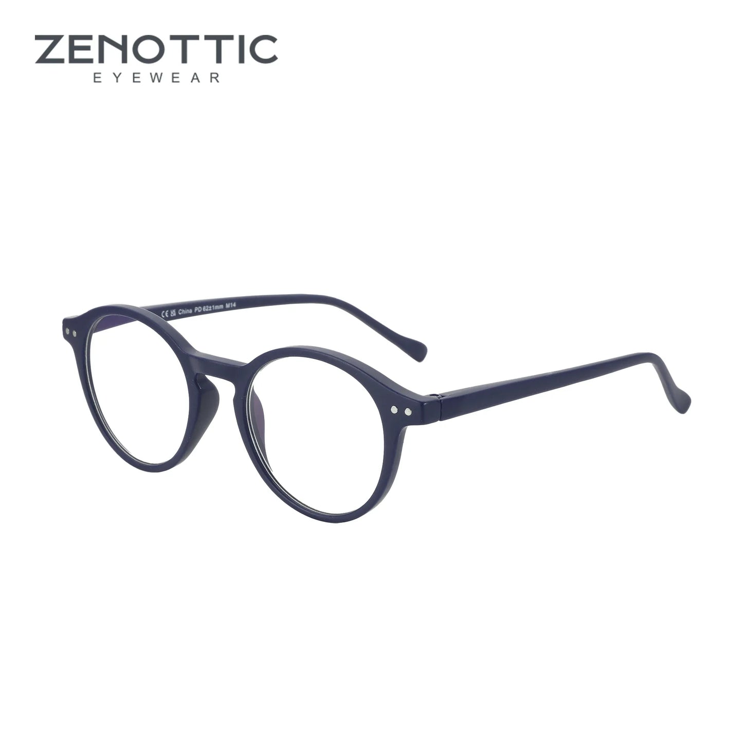 ZENOTTIC 2026 Retro Reading Glasses Anti Blue Light Blocking Readers Fashion Lightweight Eyeglasses Women Men Diopter 0 to 4.0