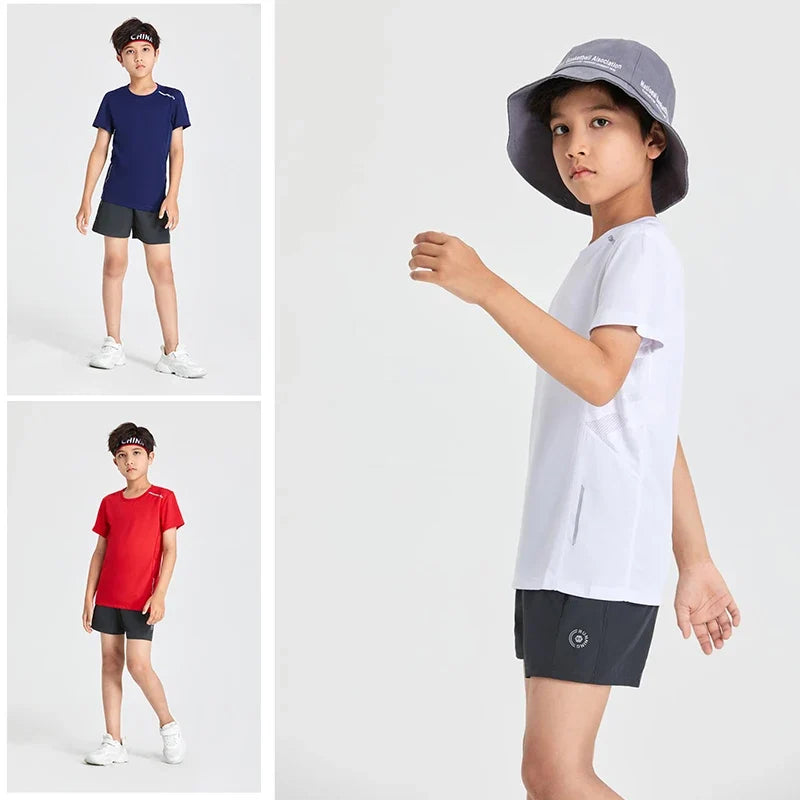 Lightweight  Breathable Kids' Running Tee