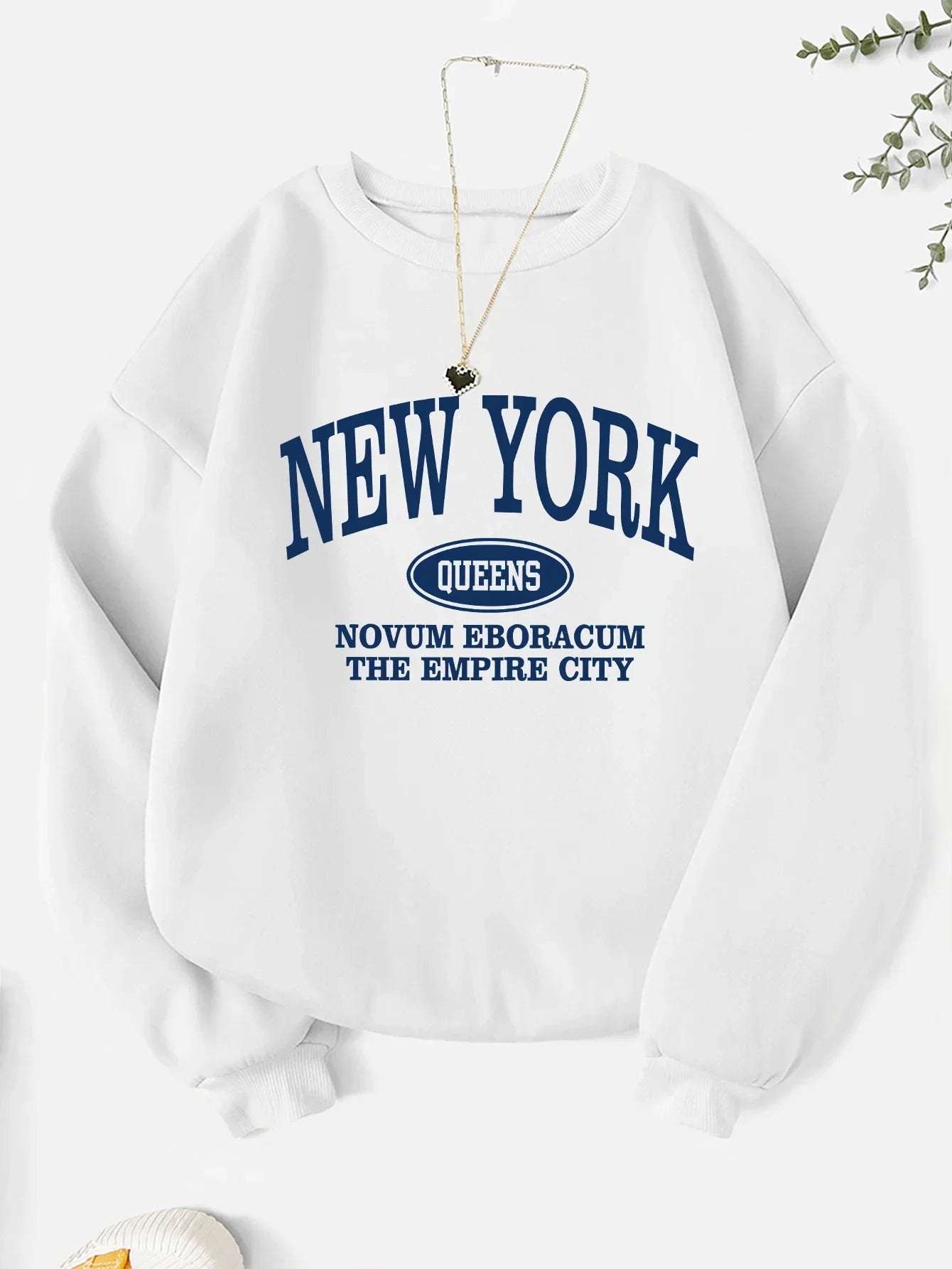 Cozy and Stylish Letter Print Sweatshirt