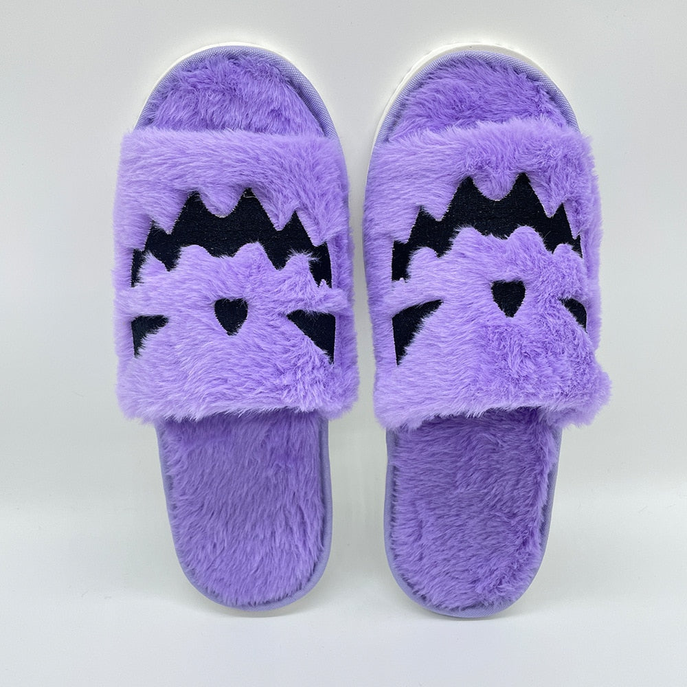 Pantuflas de calabaza de Halloween