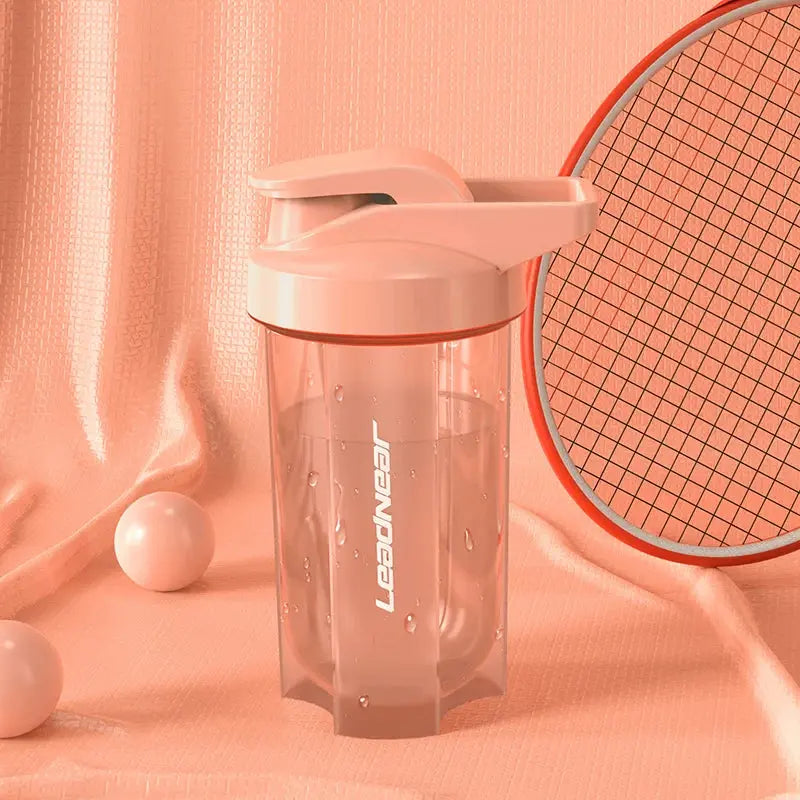 Portable Fitness Shaker Bottle with 500ml Capacity