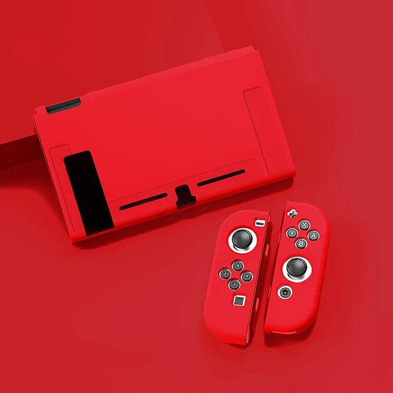 NEW SALE Protective Case Compatible With  Switch OLED Console And Joy-Cons, Switch Can Be Inserted In Dock With Shell