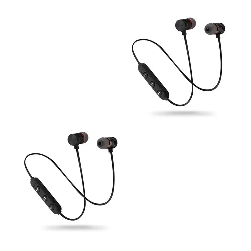 1/2/3/4pcs Bluetooth Earphone Sports Neckband Magnetic Wireless