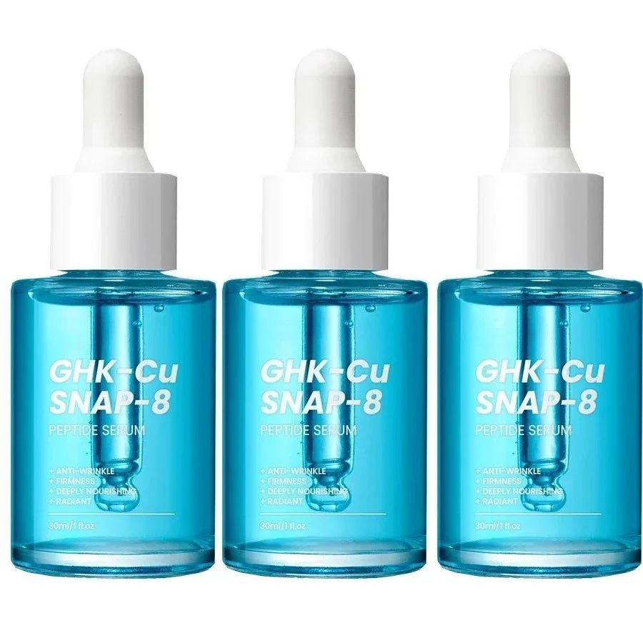 Premium GHK-Cu Copper Peptide SNAP-8 Anti-Aging Essence Fade Fine Lines Lifting Firming Hydration Boost Collagen All Skin Types