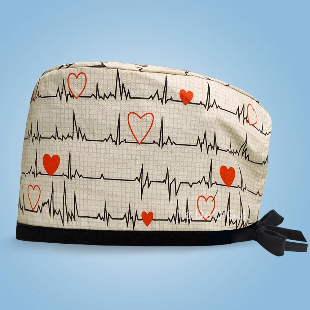 Gorro Quirúrgico Estampado de Dibujos Animados