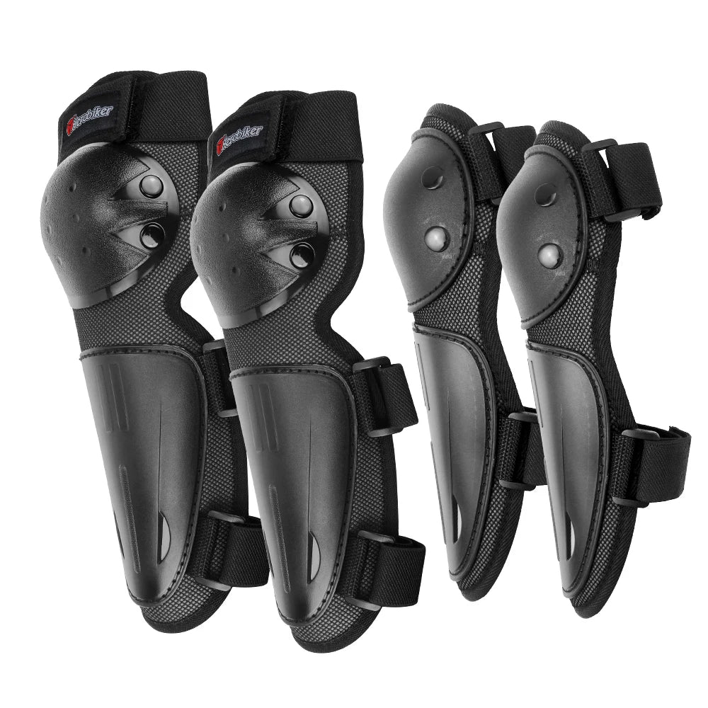 Kid's Motorcycle Armor Vest Protection Motocross Body Armor Jacket Protective Armors Riding Kneepads Moto Full Armor Children