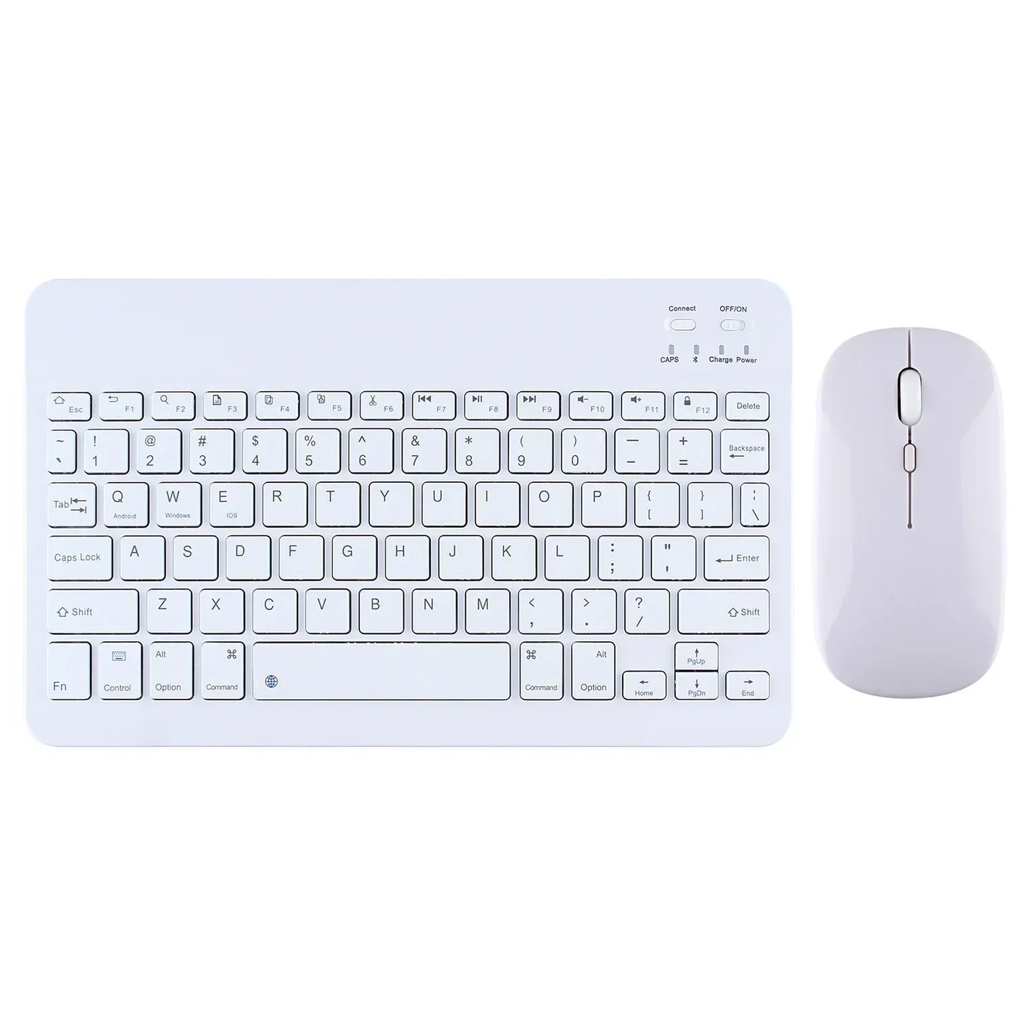 2026 New 10 inch For iPad Pro 11 Bluetooth Wireless Keyboard and Mouse English Hebrew For Android IOS Windows Phone Tablet