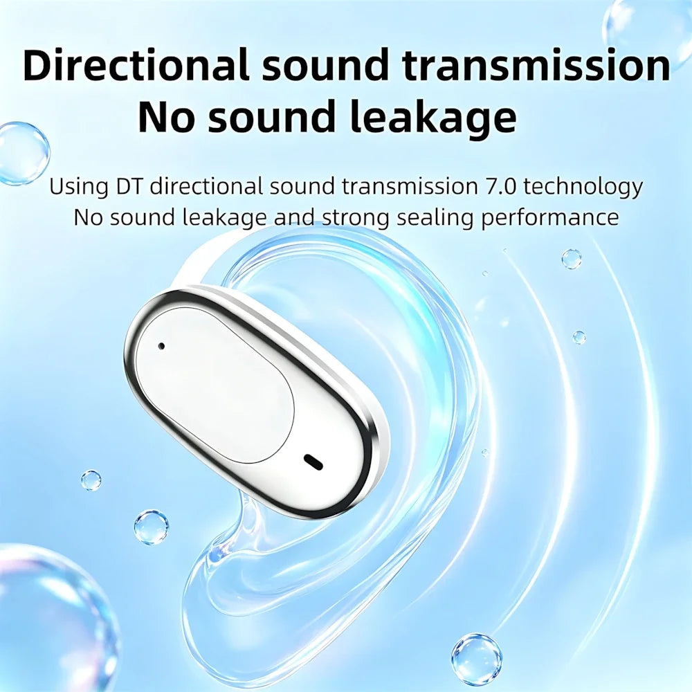 True Wireless Bluetooth Headsets ENC Noise Reduction Hanging Ear Long Battery Life 9D Stereo LED Digital Display Touch Earphones