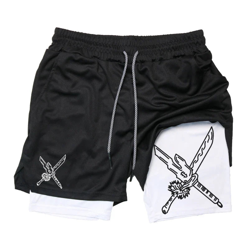 Pantalones cortos de alto rendimiento FlexiFit 2 en 1