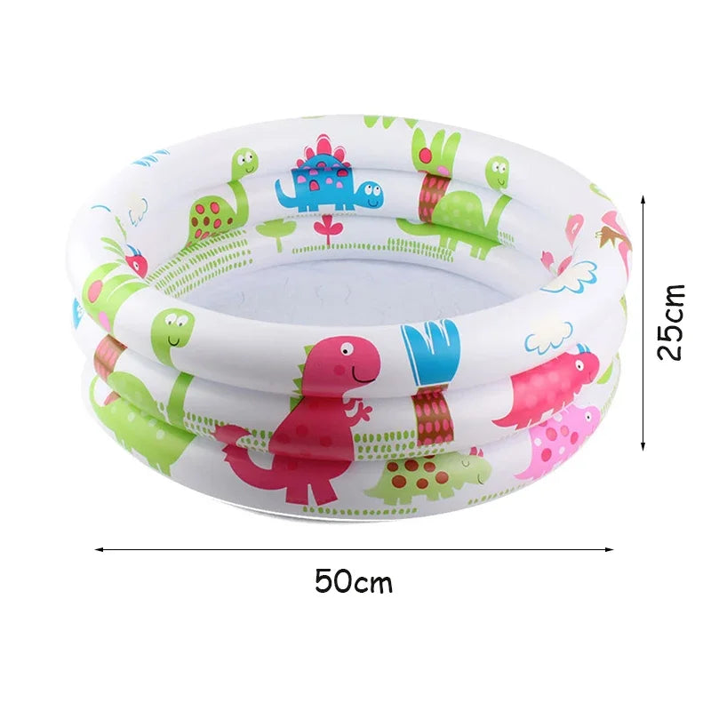 Cool Down and Play  Dinosaur Shaped Inflatable Pool for Kids