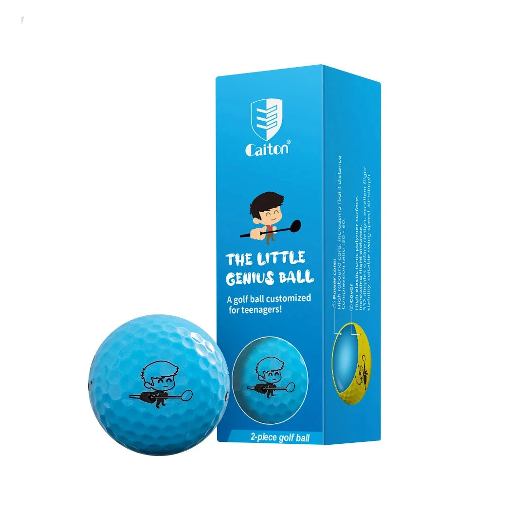 Kids' Golf Balls Cartoon Prints High Bounce Core