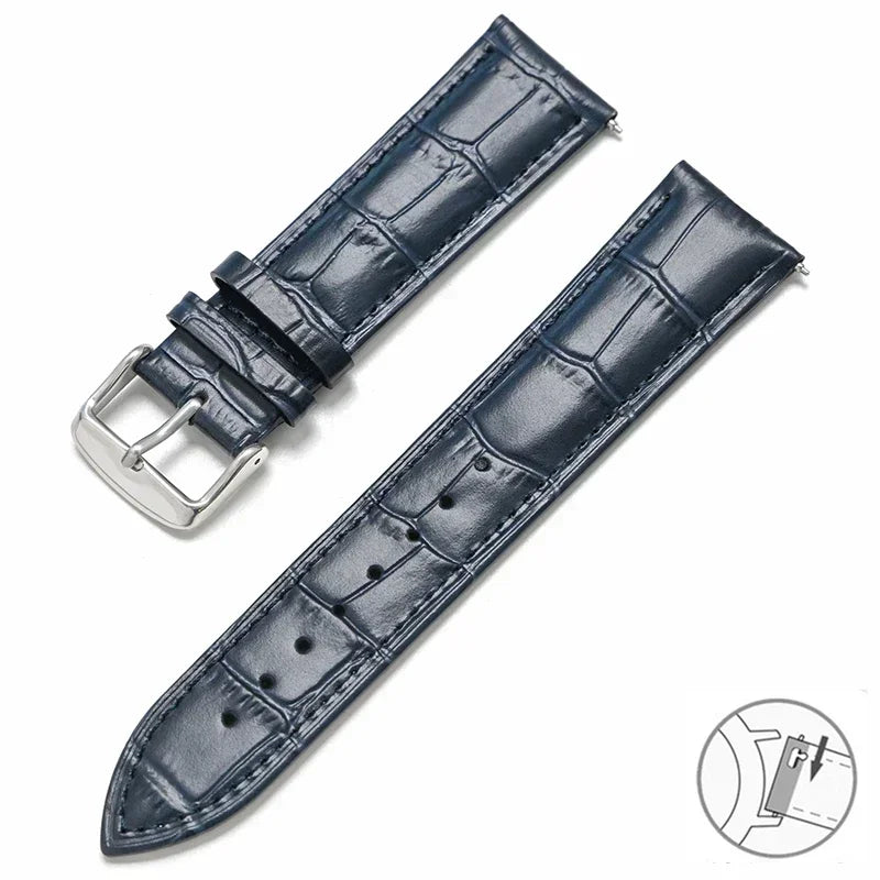Amazfit Balance, GTR, GTS & Bip Croc-Embossed Leather Band