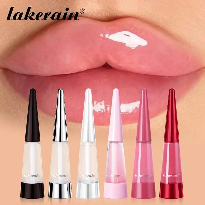 Lakerain Instant Lip Plumper Gloss Oil Lip Long-Lasting Moisturizer Volume Boosting Lip Oil Volumizing & Hydrating Non-Dry Plump