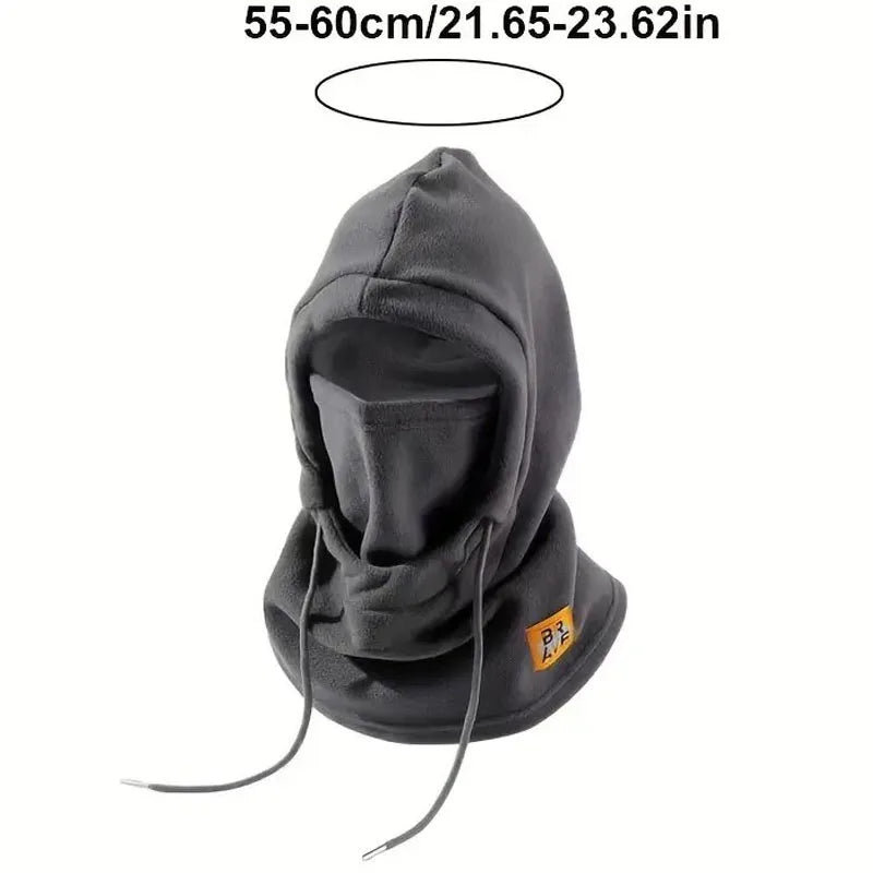 Winter Warm Hat with Mask and Neck Warmer 3-in-1 Windproof Balaclava for Men Women Masked Hat Cycling Cold Weather Protection